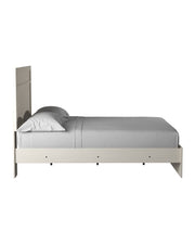 Stelsie White Queen Panel Bed - Gate FurnitureQueen Bed