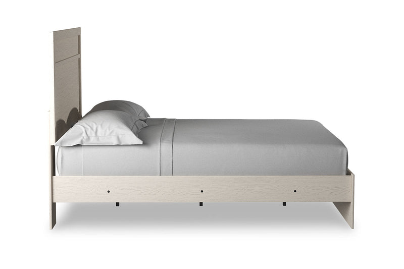 Stelsie White Queen Panel Bed - Gate FurnitureQueen Bed
