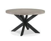 Stevens Charcoal Black/Light Gray Round Dining Set - Gate FurnitureDining Room Set