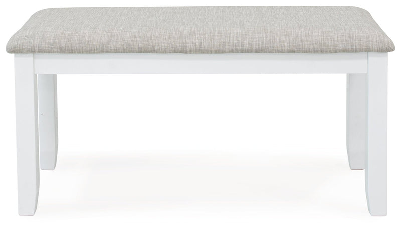 Stonehollow Dining Table and Chairs with Bench (Set of 6) - Gate FurnitureDining Table