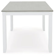 Stonehollow Dining Table and Chairs with Bench (Set of 6) - Gate FurnitureDining Table