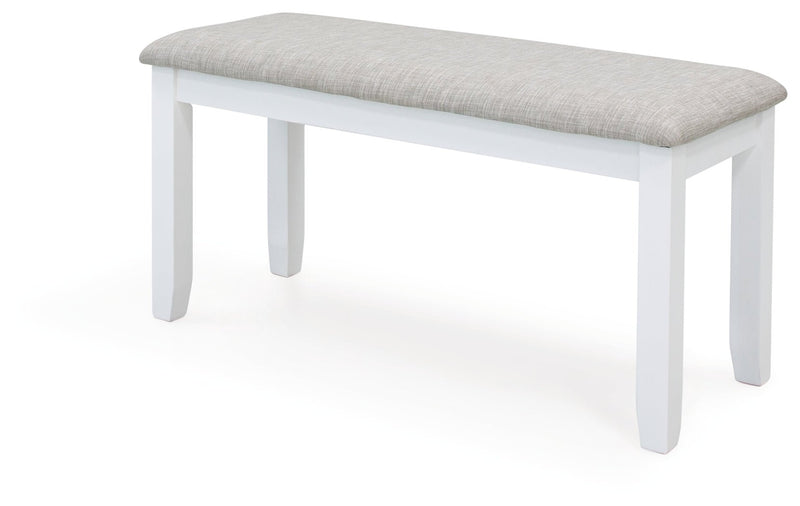 Stonehollow Dining Table and Chairs with Bench (Set of 6) - Gate FurnitureDining Table