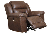 Stoneland Chocolate Power Recliner - Gate FurniturePower Recliner