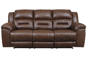 Stoneland Chocolate Power Reclining Sofa - Gate FurniturePower Reclining Sofa