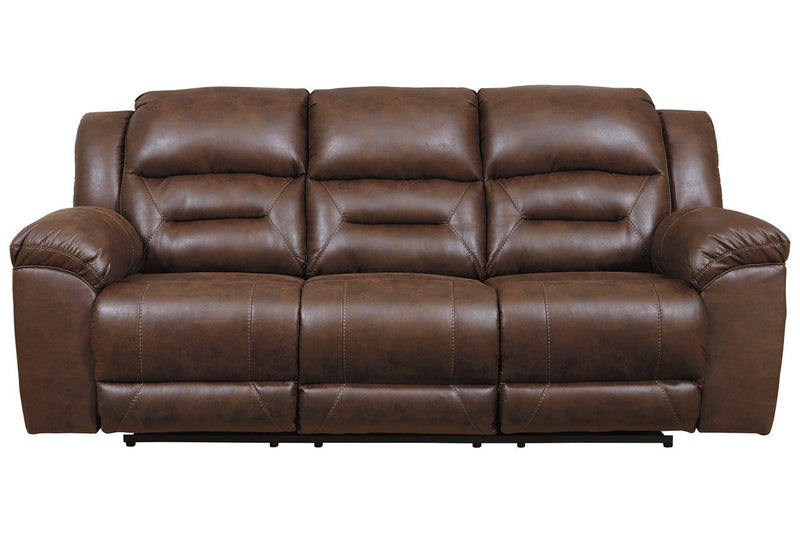 Stoneland Chocolate Power Reclining Sofa - Gate FurniturePower Reclining Sofa