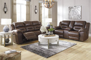 Stoneland Chocolate Reclining Living Room Set - Gate FurnitureLiving Room Set