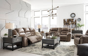 Stoneland Fossil Power Reclining Living Room Set - Gate FurniturePower Reclining Living Room Set