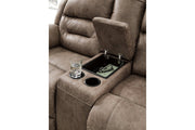 Stoneland Fossil Power Reclining Loveseat with Console - Gate FurniturePower Reclining Loveseat