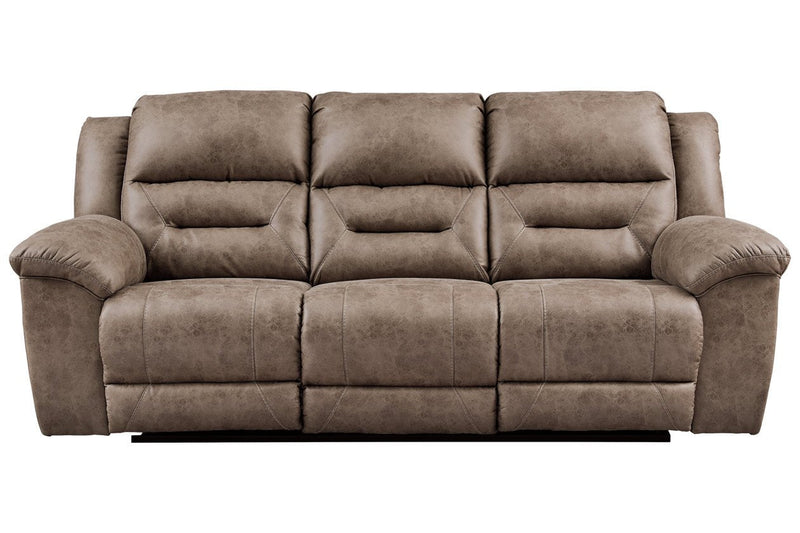 Stoneland Fossil Power Reclining Sofa - Gate FurniturePower Reclining Sofa