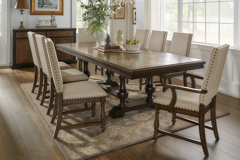 Stonington Brown Extendable Dining Set - Gate FurnitureDining Room Set