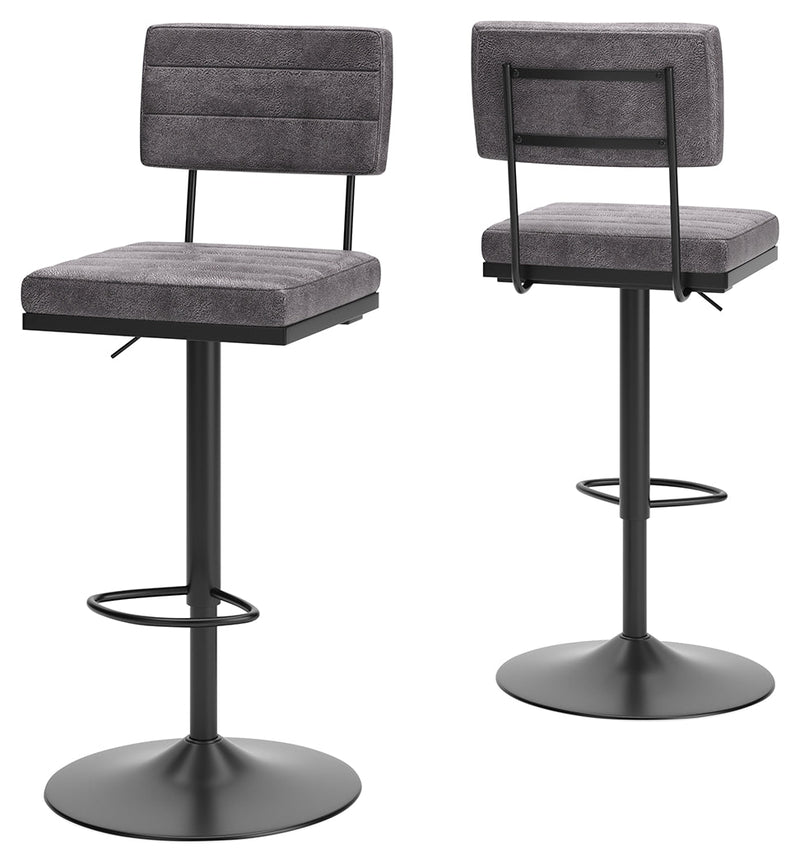 Strumford Bar Height Bar Stool (Set of 2) - Gate FurnitureBarstool