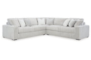 Stupendous Alloy 3 Piece Sectional - Gate FurnitureSectional