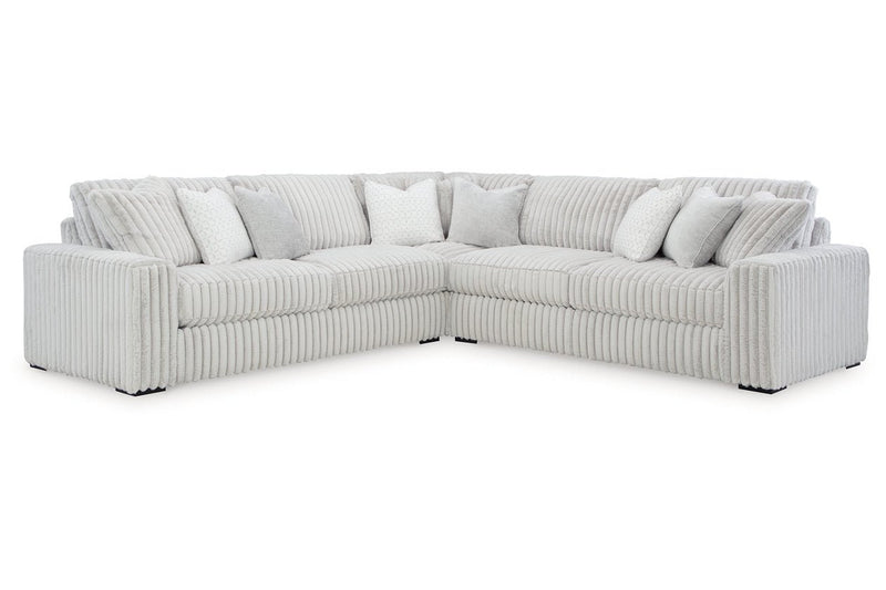Stupendous Alloy 3 Piece Sectional - Gate FurnitureSectional