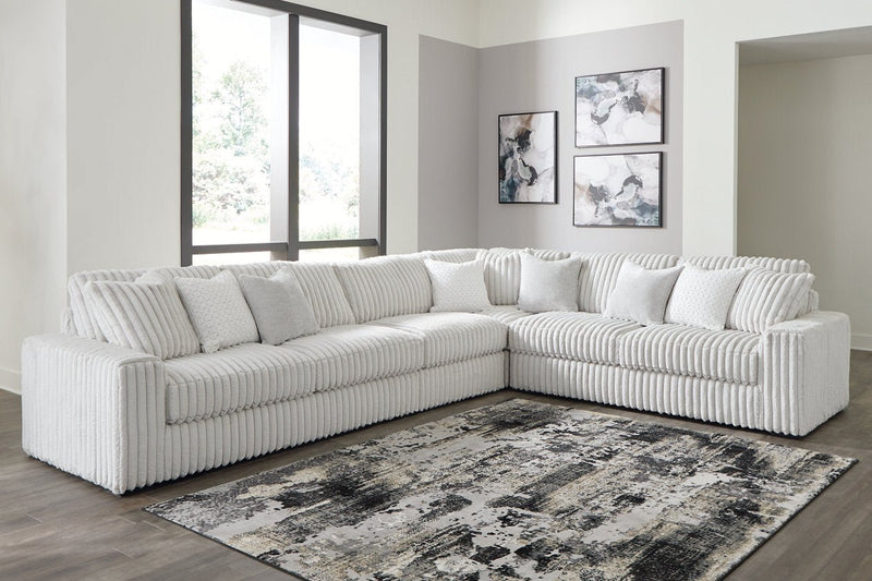 Stupendous Alloy 4 Piece Sectional - Gate FurnitureSectional