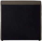 Stylus Boucle Fabric Twin Bed (3 Boxes) Brown - Gate FurnitureTwin Bed