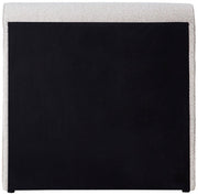 Stylus Boucle Fabric Twin Bed (3 Boxes) Cream - Gate FurnitureTwin Bed