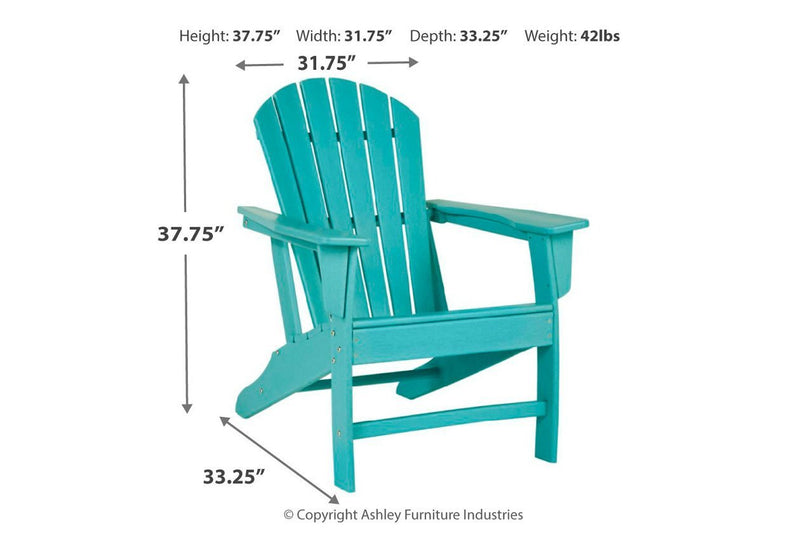 Sundown Treasure Turquoise Adirondack Chair - Gate FurnitureLounge Chair