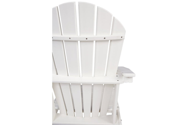 Sundown Treasure White Adirondack Chair - Gate FurnitureLounge Chair