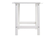 Sundown Treasure White End Table - Gate FurnitureTable