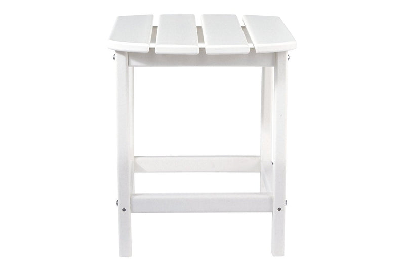 Sundown Treasure White End Table - Gate FurnitureTable