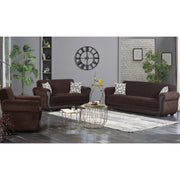 Sunrise 41 in. Convertible Sleeper Chair in Brown with Storage - Gate FurnitureLiving Room Chair