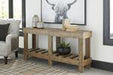 Susandeer Brown Sofa/Console Table - A4000219 - Gate Furniture