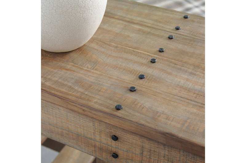 Susandeer Brown Sofa/Console Table - Gate FurnitureSofa Table