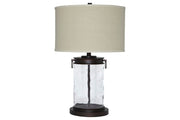 Tailynn Clear/Bronze Finish Table Lamp - Gate FurnitureTable Lamp