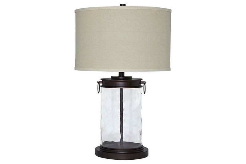 Tailynn Clear/Bronze Finish Table Lamp - Gate FurnitureTable Lamp