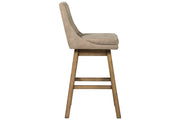 Tallenger Beige Bar Height Bar Stool (Set of 2) - Gate FurnitureBarstool