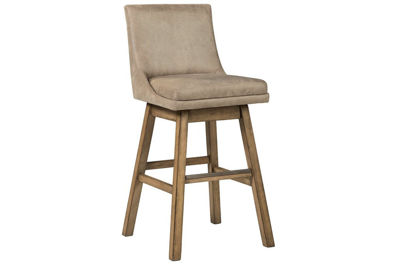 Tallenger Beige Bar Height Bar Stool (Set of 2) - Gate FurnitureBarstool