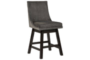 Tallenger Dark Gray Counter Height Bar Stool (Set of 2) - Gate FurnitureBarstool
