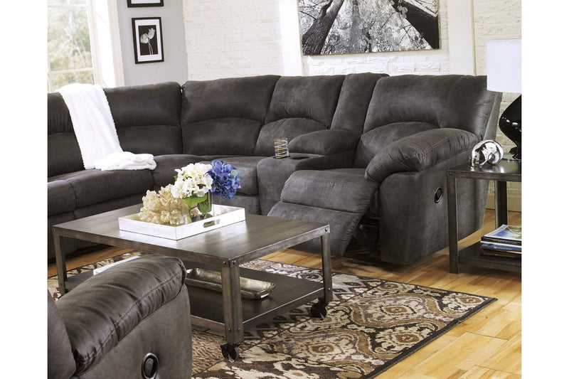 Tambo Pewter 2 - Piece Reclining Sectional - Gate FurnitureReclining Sectional