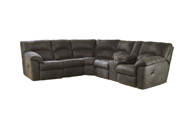 Tambo Pewter 2 - Piece Reclining Sectional - Gate FurnitureReclining Sectional