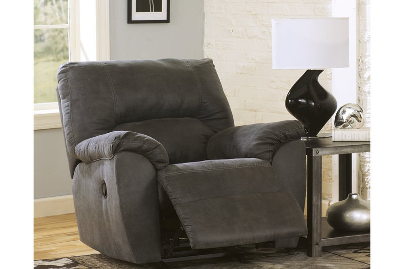Tambo Pewter Recliner - Gate FurnitureRecliner