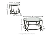 Tarrin Black Table (Set of 3) - Gate FurnitureOccasional Table Set