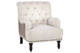 Tartonelle Ivory/Taupe Accent Chair - A3000053 - Gate Furniture