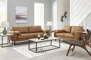 Telora Caramel Living Room Set - Gate FurnitureLiving Room Set