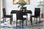 Tempe Black Marble - Top Dining Set - Gate FurnitureDining Room Set