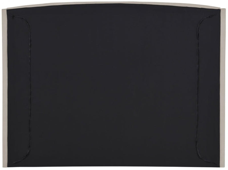 Tess Velvet King Bed (3 Boxes) Beige - Gate FurnitureKing Bed