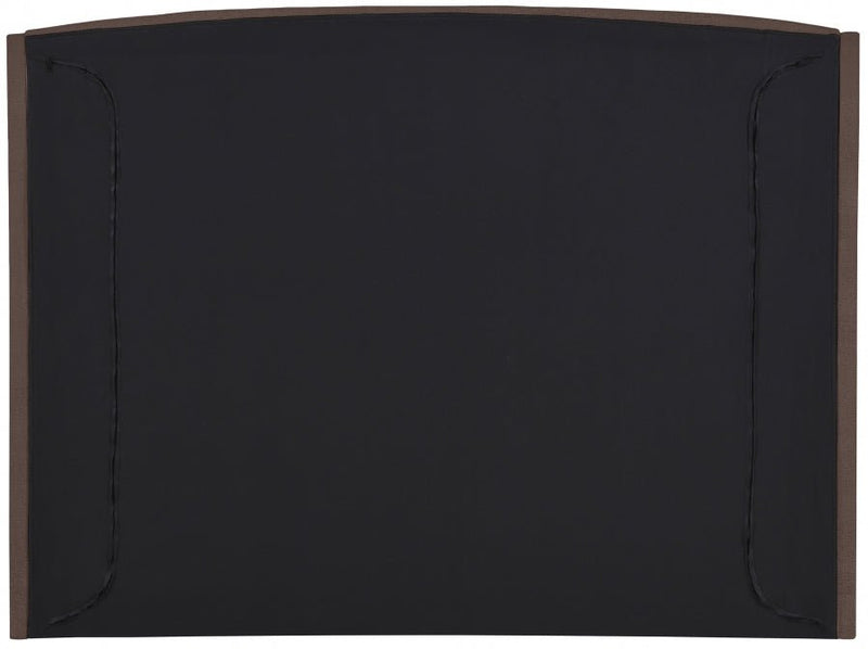 Tess Velvet King Bed (3 Boxes) Brown - Gate FurnitureKing Bed