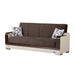 Texas 89 in. Convertible Sleeper Sofa in Brown with Storage - SB-TEXAS-2015 - Gate Furniture