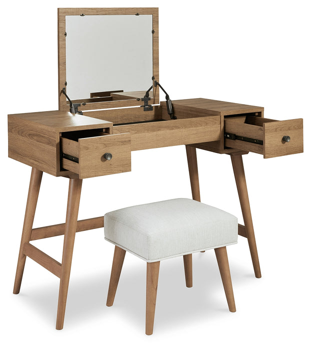 Thadamere Vanity with Stool - B060-22 - Gate Furniture
