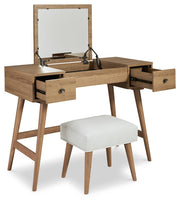 Thadamere Vanity with Stool - Gate FurnitureVanity