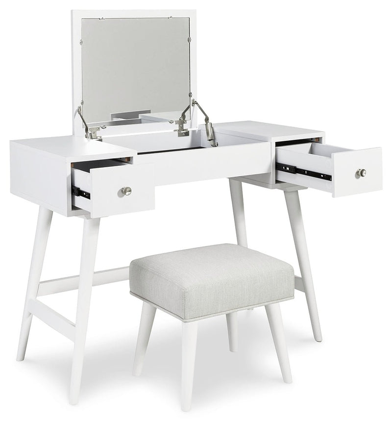 Thadamere Vanity with Stool - Gate FurnitureVanity