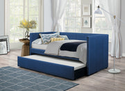 Therese Blue Daybed with Trundle - Gate FurnitureDaybed