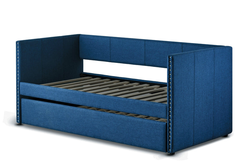 Therese Blue Daybed with Trundle - Gate FurnitureDaybed