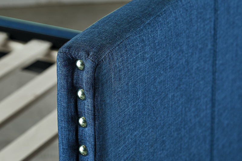 Therese Blue Daybed with Trundle - Gate FurnitureDaybed