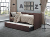 Therese Chocolate Daybed with Trundle - 4969CH - Gate Furniture