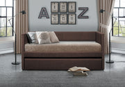 Therese Chocolate Daybed with Trundle - Gate FurnitureDaybed